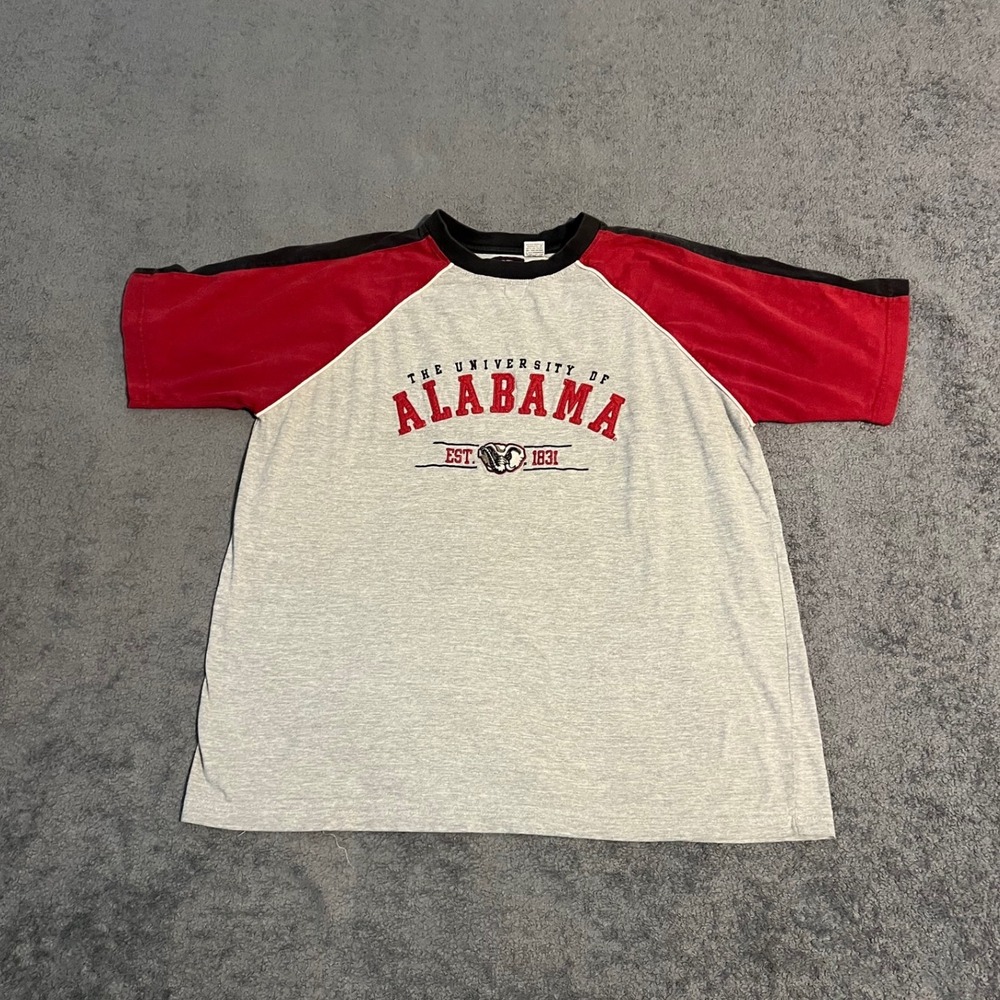 Varsity Alabama Crimson Tide Raglan Shirt Mens Large University